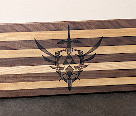 Master Sword Cutting Board